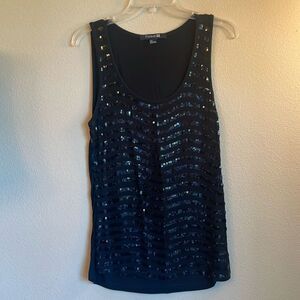 Forever 21 women’s sequin tank size large